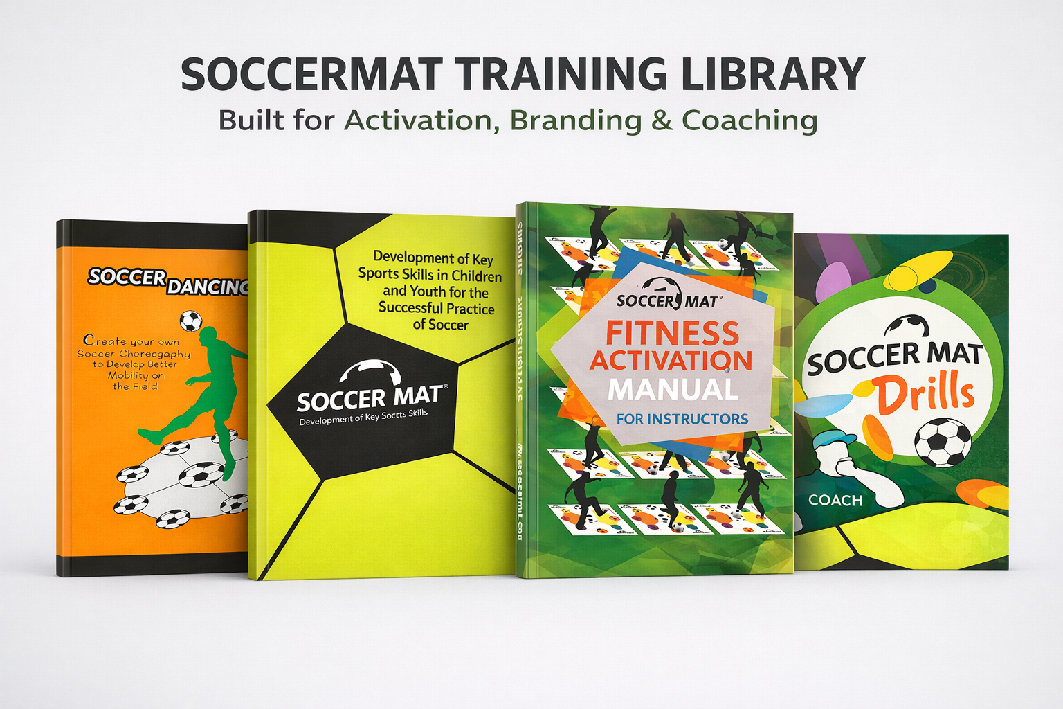 SoccerMat Training Library manuals and drill books